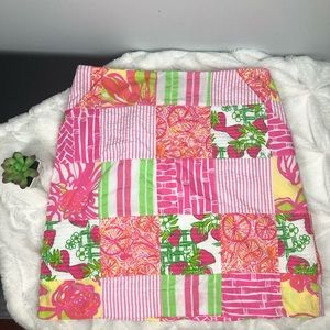 Lilly Pulitzer Skirt strawberry pinky size 0
